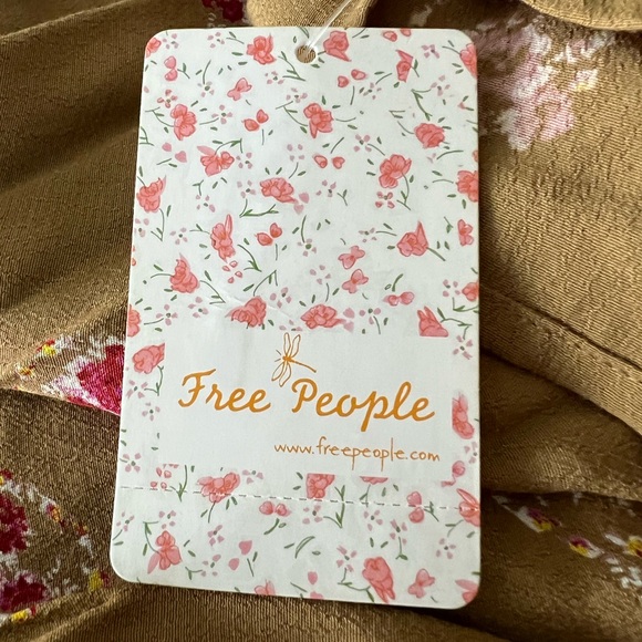 Free People NWT Clove Comb Mini Dress Size 4 Boho Embroidered Open Lace Back - Picture 6 of 12